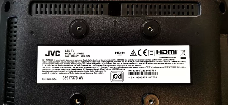 TELEWIZOR JVC LT-32VH4300 32" LED