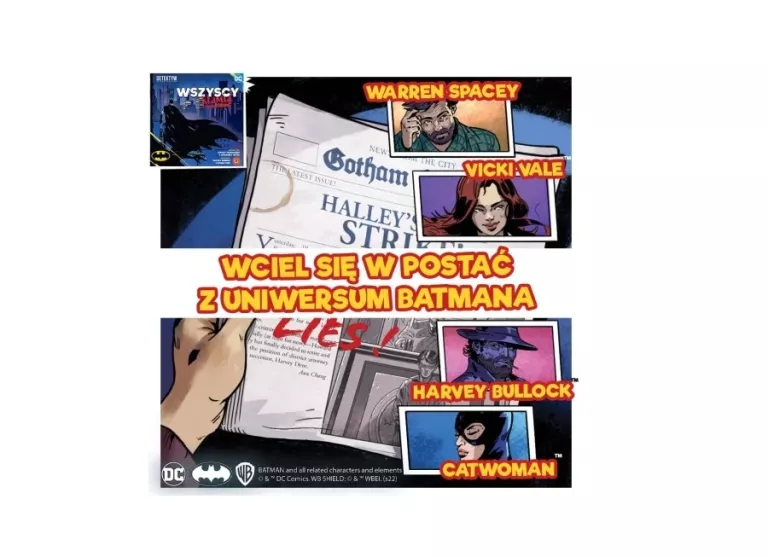 GRA BATMAN WSZYSCY KŁAMIĄ POLSKIE WYDANIE