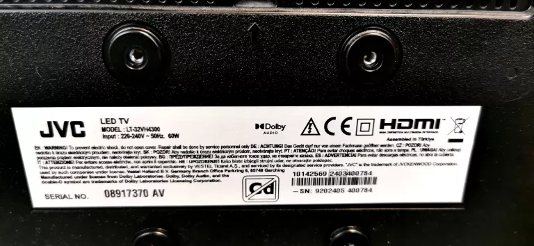 TELEWIZOR JVC LT-32VH4300 32" LED