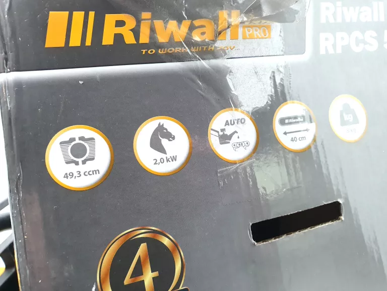 PIŁA SPALINOWA RIWALL RPCS 5140 PUDEŁKO FAKTURA