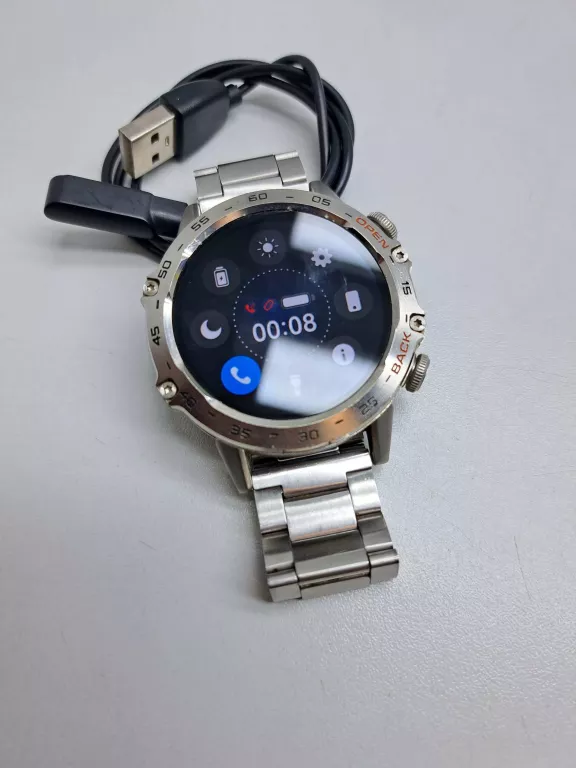 SMARTWATCH METALOWA BRANSOLETA