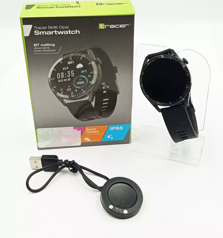 TRACER SMARTWATCH SM6 OPAL- NIE WŁĄCZA SIE
