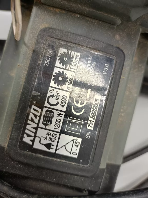 KINZO 25C756 PILARKA TARCZOWA