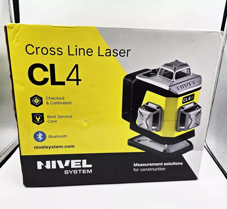 LASER KRZYŻOWY NIVEL SYSTEM CL4G + STATYW TRÓJNÓG NIVEL SJJ-M1 [241022003]