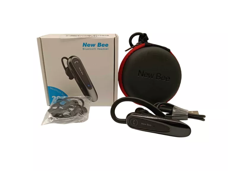 SŁUCHAWKA BLUETOOTH NEW BEE LC-B45 CZARNA