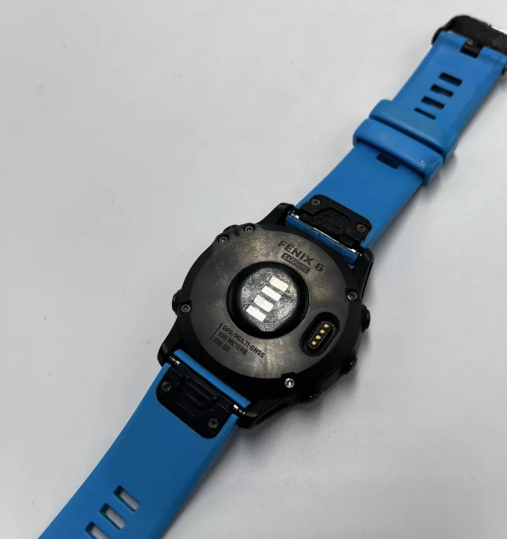 ZEGAREK SMARTWATCH GARMIN FENIX 6 SAPPHIRE CZARNY ANDROID IOS