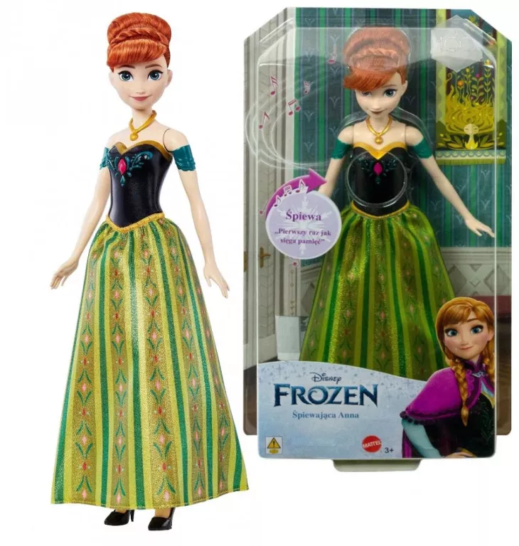 MATTEL DISNEY KRAINA LODU ŚPIEWAJĄCA ANNA