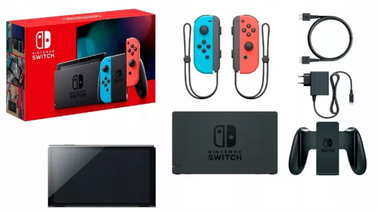 KONSOLA NINTENDO SWITCH NEON RED & BLUE JOY-CON 32GB 045496453596