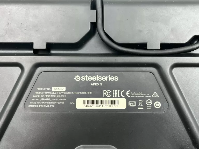 KLAWIATURA MECHANICZNA STEELSERIES APEX 5