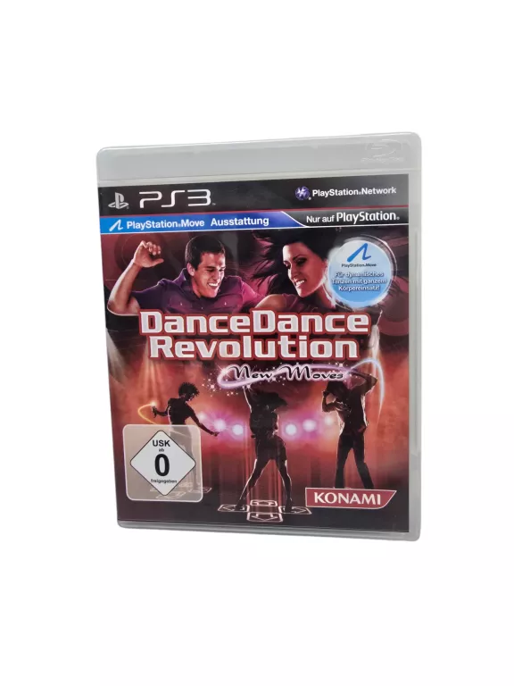 DANCEDANCE REVOLUTION KONAMI PS3 + MATA NEW MOVES