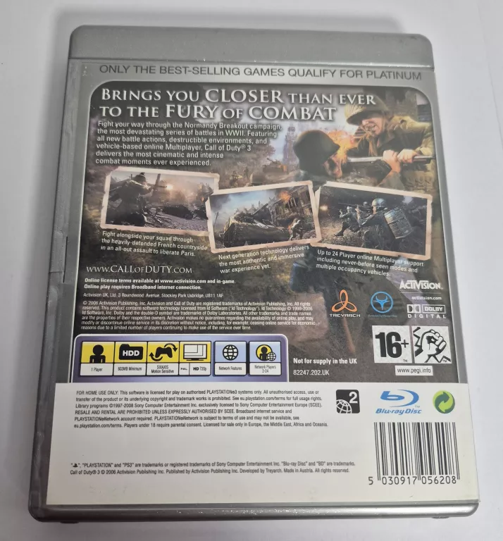 GRA CALL OF DUTY 3 PS3