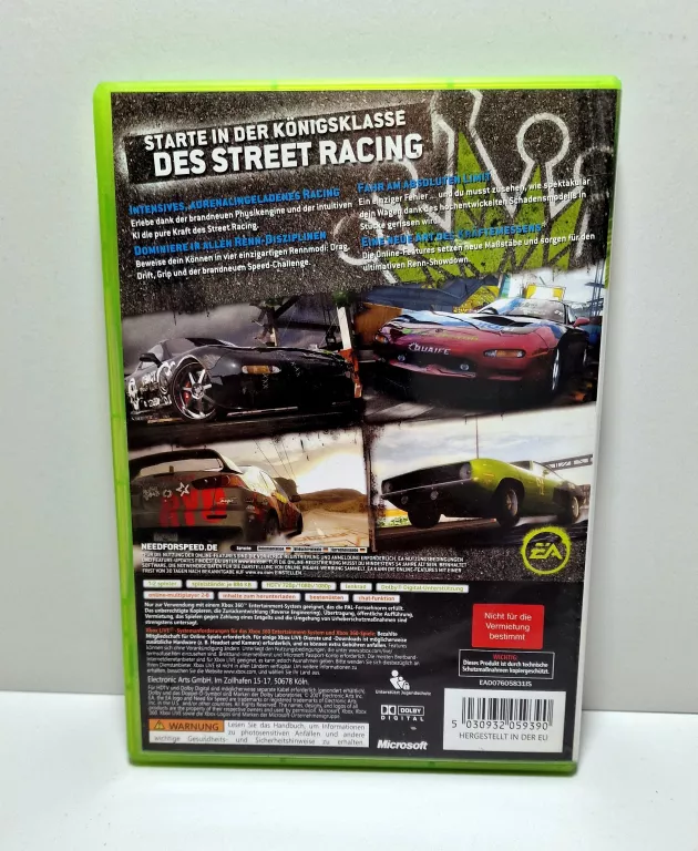XBOX 360 NEED FOR SPEED PROSTREET