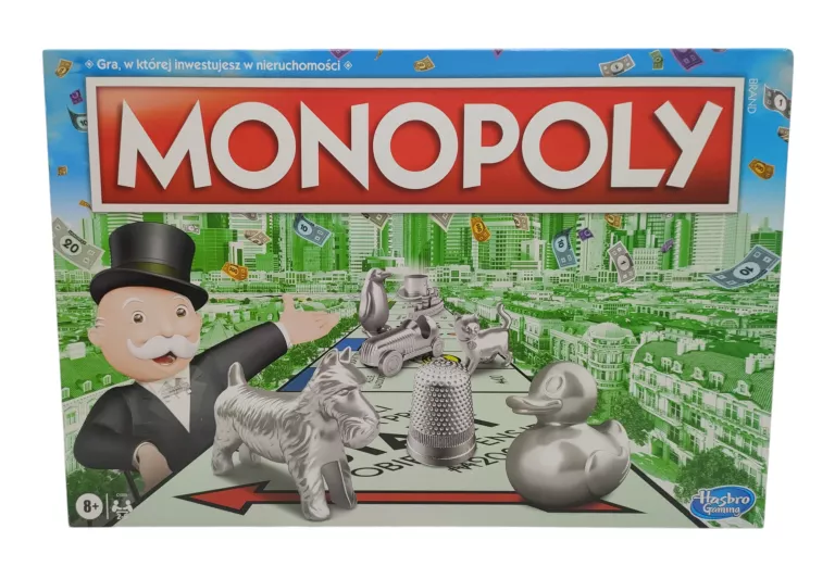 ORYGINALNA GRA MONOPOLY CLASSIC POLSKA HASBRO NEW