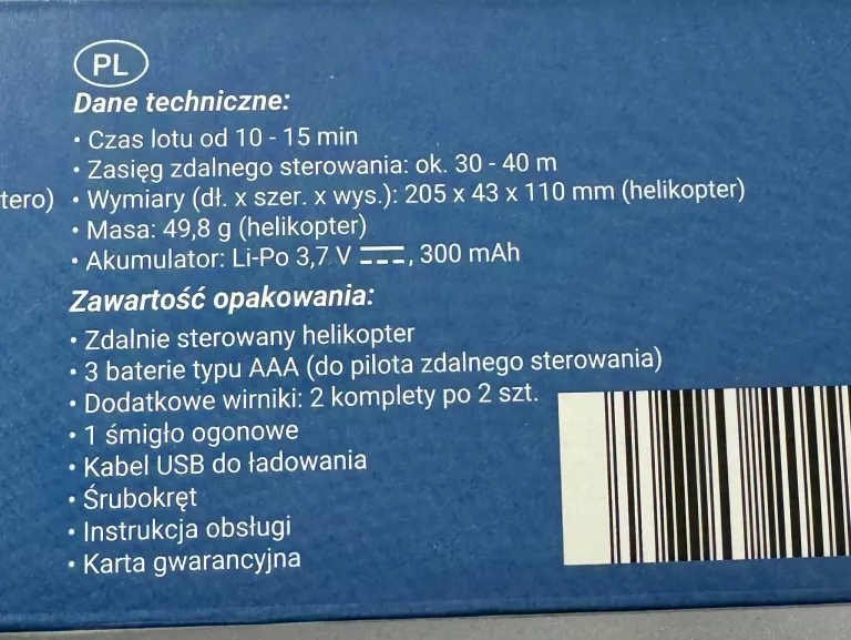 HELIKOPTER ZDALNIE STEROWANY MAGINON RCH-240