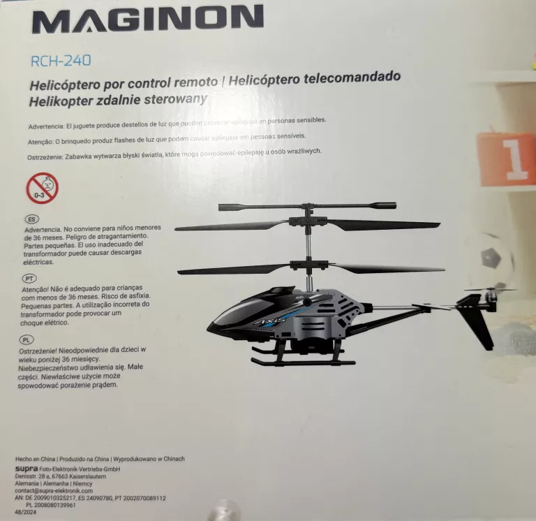 HELIKOPTER ZDALNIE STEROWANY MAGINON RCH-240