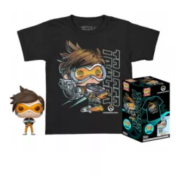 17157Z FUNKO POP TEE POCKET POP & TEE KIDS OVERWATCH TRACER R.M