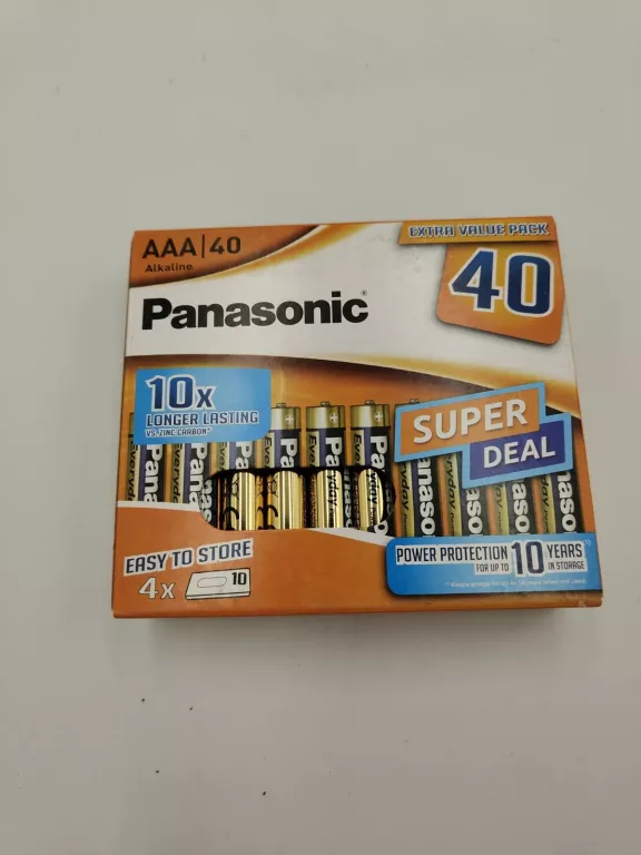 BATERIE ALKALINE PANASONIC AAA 40 SZT