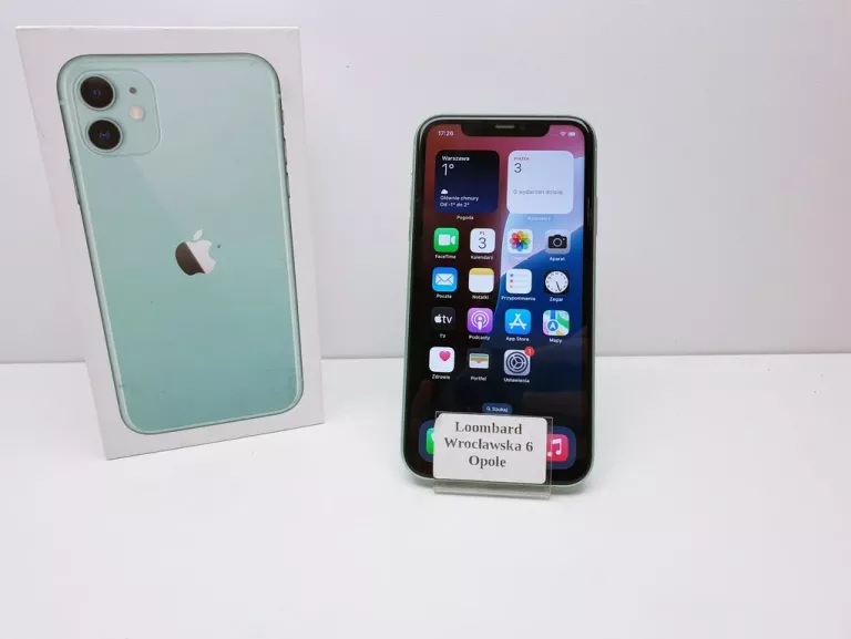 TELEFON APPLE IPHONE 11 128GB KONDYCJA 77% SERWIS KOMPLET