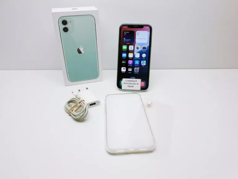 TELEFON APPLE IPHONE 11 128GB KONDYCJA 77% SERWIS KOMPLET