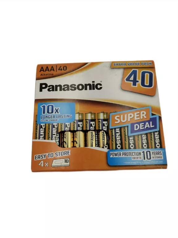 BATERIE ALKALINE PANASONIC AAA 40 SZT