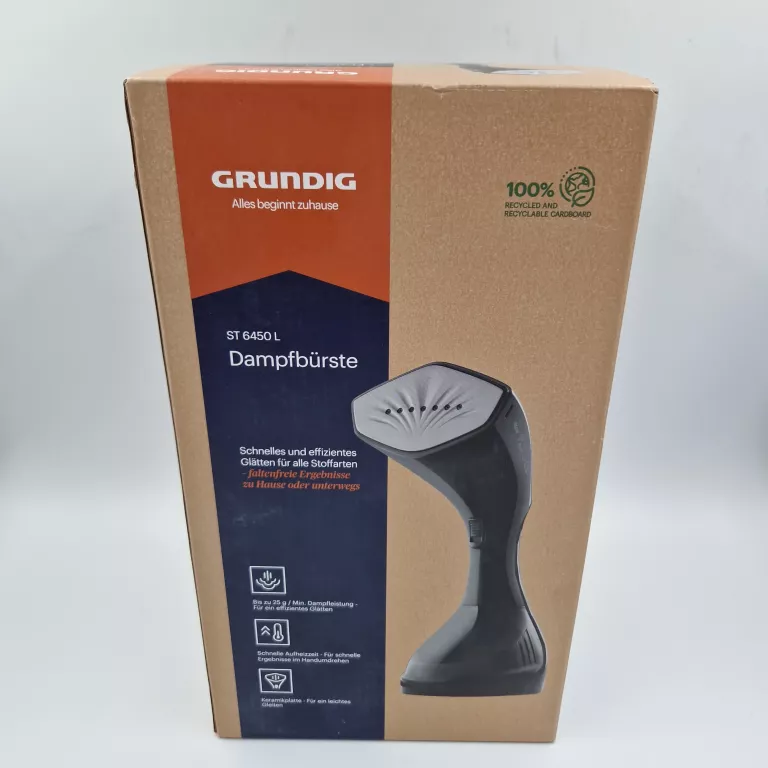 PAROWNICA STEAMER DO UBRAŃ ŻELAZKO PIONOWE GRUNDIG FASHIONBRUSH ST8150