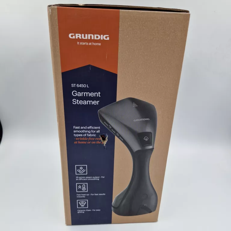 PAROWNICA STEAMER DO UBRAŃ ŻELAZKO PIONOWE GRUNDIG FASHIONBRUSH ST8150