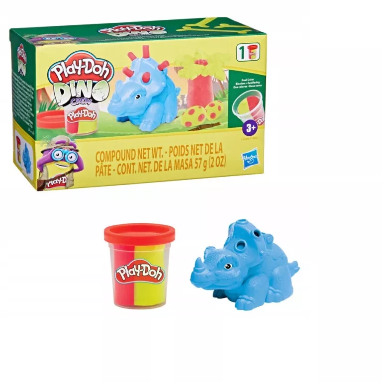 PLAY DOH DINO CREW TRICERATOPS HASBRO ZABAWKOWY DINOZAUR