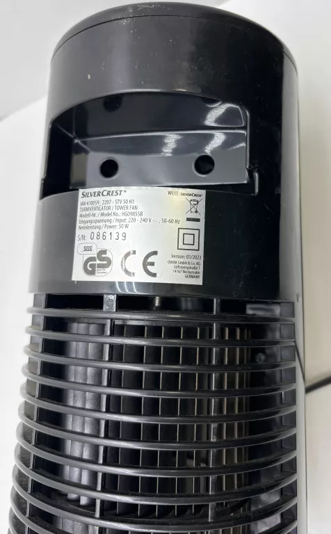 SILVERCREST WENTYLATOR KOLUMNOWY STV 50 H1 50 W