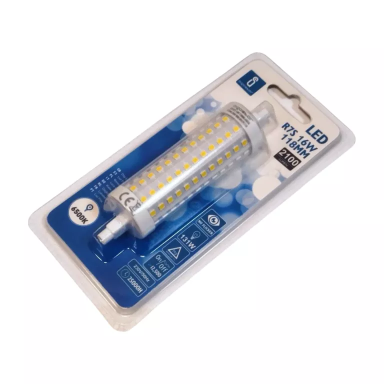 ŻARNIK WKŁAD LED R7S 16W 118MM HALOGEN