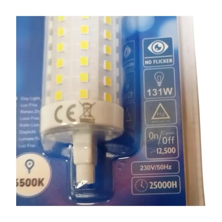 ŻARNIK WKŁAD LED R7S 16W 118MM HALOGEN
