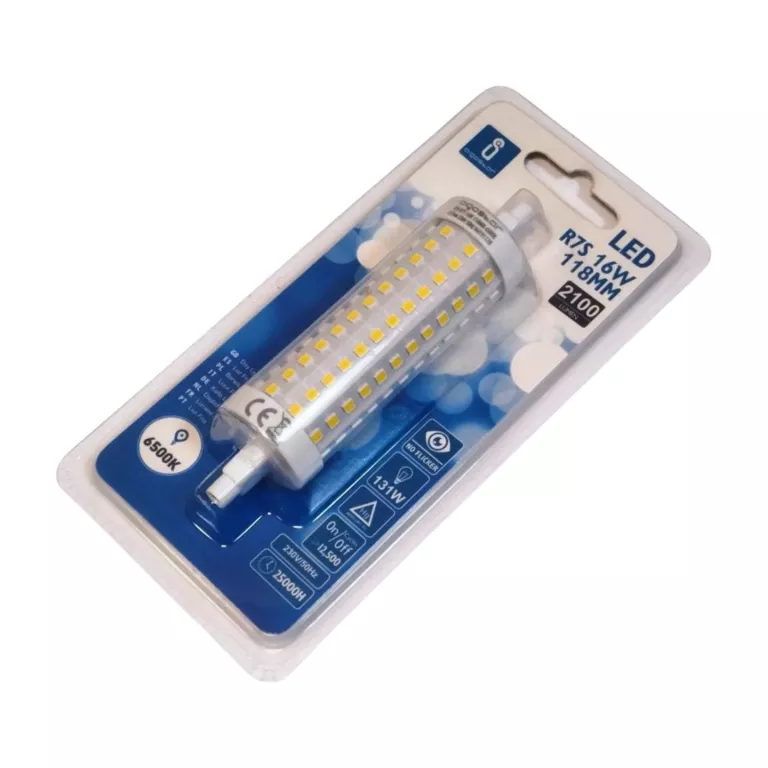 ŻARNIK WKŁAD LED R7S 16W 118MM HALOGEN