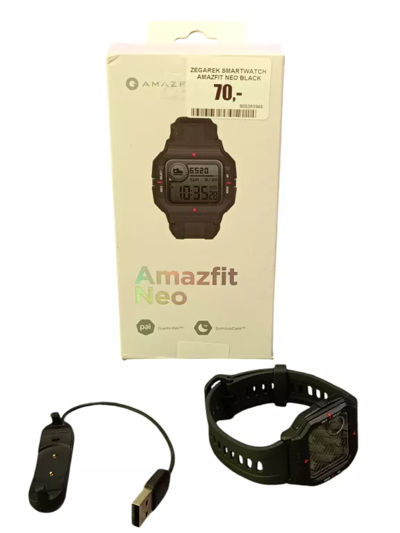 ZEGAREK SMARTWATCH AMAZFIT NEO BLACK A2001