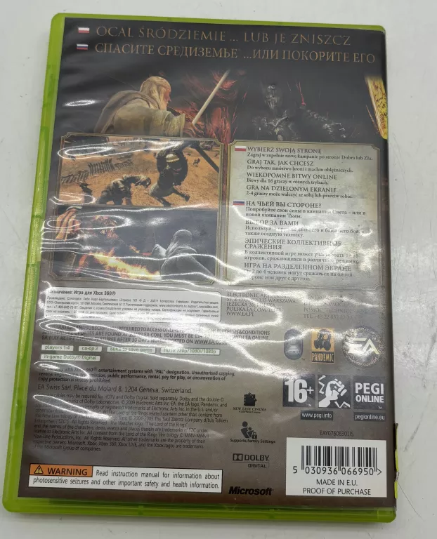 GRA XBOX 360 LORD OF THE RINGS CONQUEST