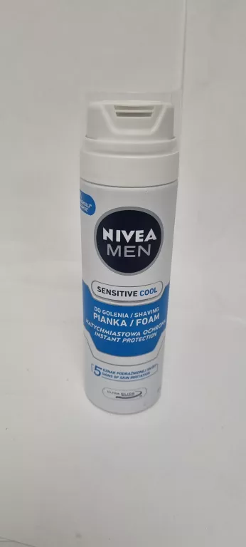 NIVEA MEN SENSITIVE COOL NATYCHMIASTOWA OCHRONA PIANKA DO GOLENIA 200ML