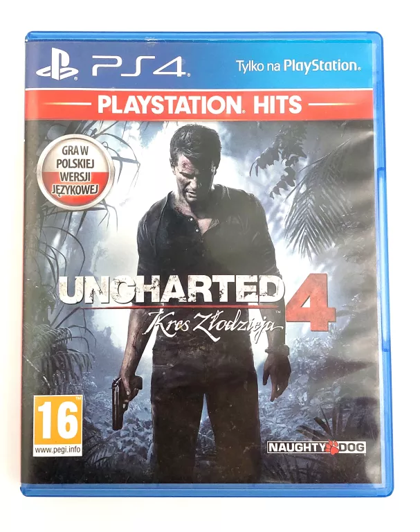 GRA PS4 UNCHARTED 4 KRES ZŁODZIEJA PL