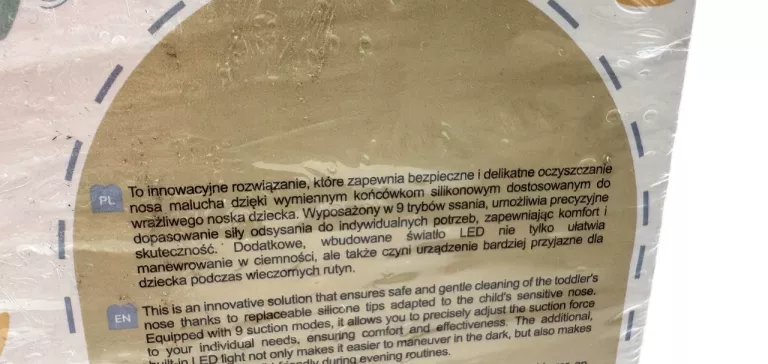 ASPIRATOR DO NOSA MOMINI SNIFFLEY JAK NOWY!!