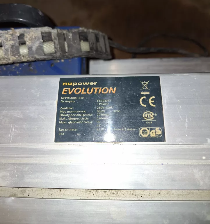 PRZECINARKA DO GLAZURY NUPOWER EVOLUTION NPPRAT800-230