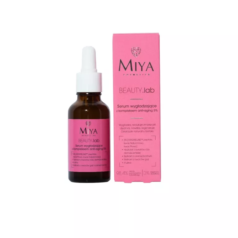 MIYA BEAUTY.LAB SERUM WYGŁADZAJĄCE Z KOMPLEKSEM ANTI-AGING 5% 30ML