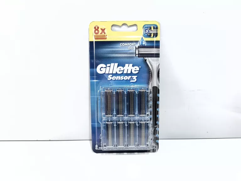 GILLETTE SENSOR3 WKŁADY DO MASZYNKI DO GOLENIA DLA MĘŻCZYZN, 8 SZTUK