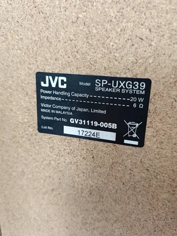 MINIWIEŻA JVC CA-UXG 39