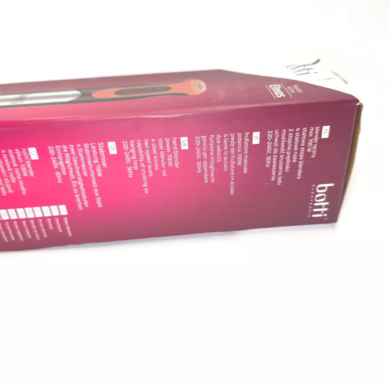 MOCNY BLENDER RĘCZNY BOTTI ELMAS 700W INOX * IGŁA *