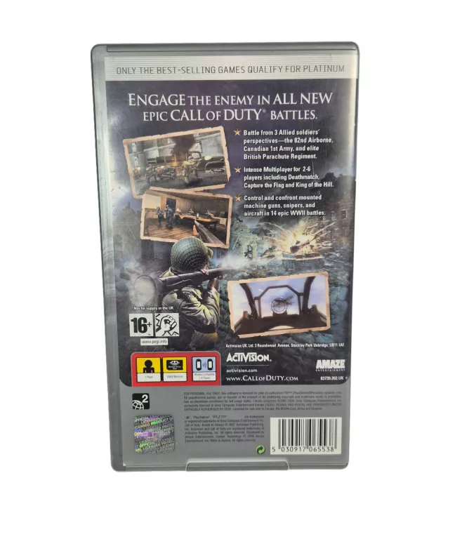 GRA CALL OF DUTY ROADS TO VICTORY PSP