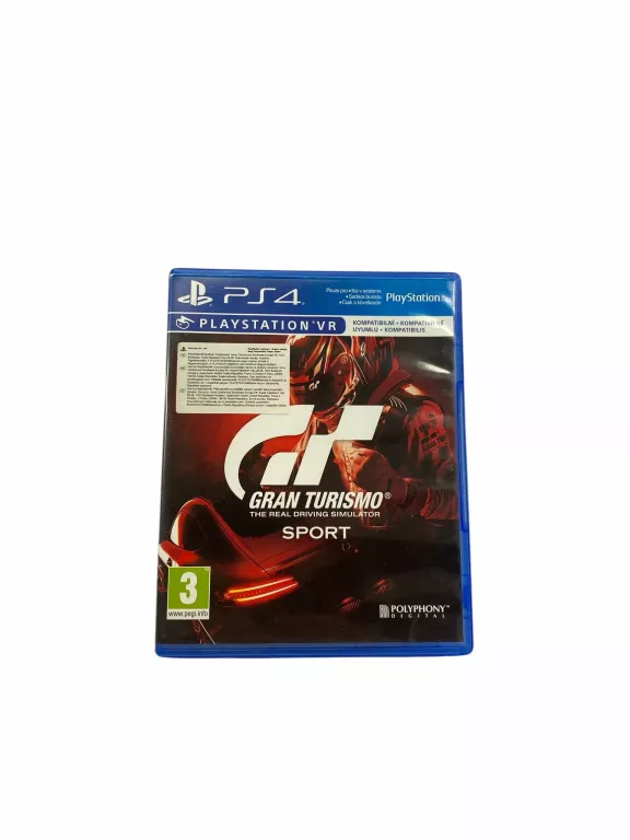 GRAN TURISMO SPORT GRA PS4