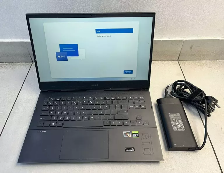 LAPTOP HP OMEN 16-C0220NW/16GB/512GB