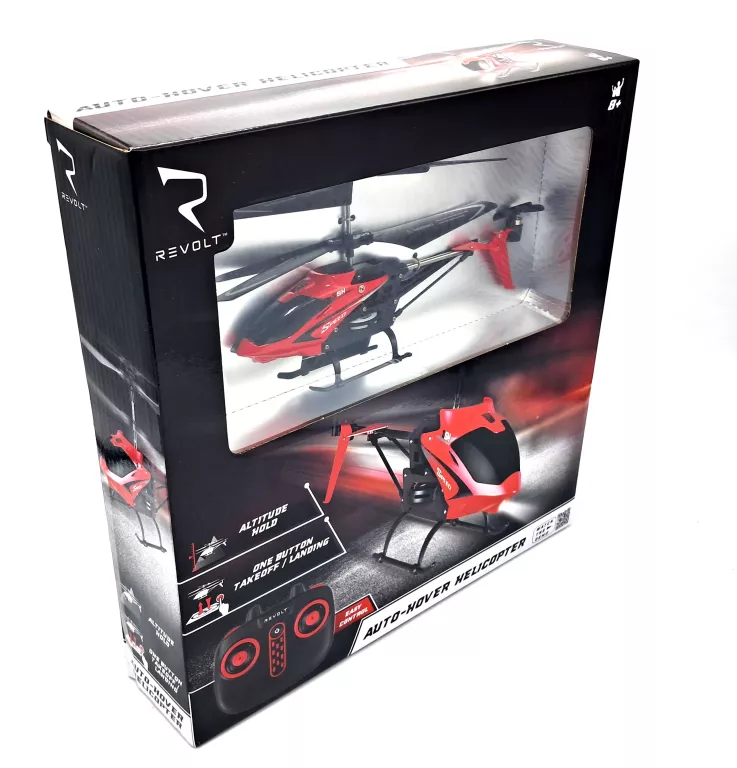 HELIKOPTER REVOLT SYMA R/C S5H AIRWOLF HELICOPTER RED