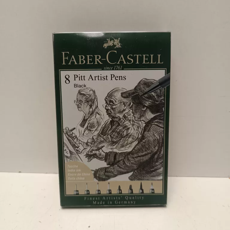 FABER-CASTELL PISAKI ARTIST PEN PITT 8 SZTUK BLACK