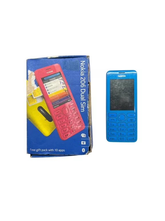 TELEFON NOKIA NIEBIESKA 206.1