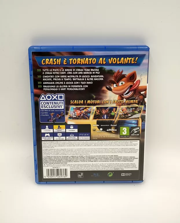 CTR CRASH TEAM RACING NITRO FUELED PS4