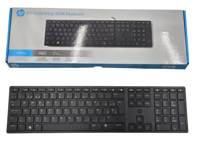 PRZEWODOWA KLAWIATURA HP WIRED DETOSKOP 320K KEYBOARD