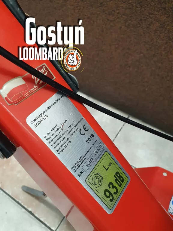 GLEBOGRYZARKA SPALINOWA HANDY SG36-139 2018R